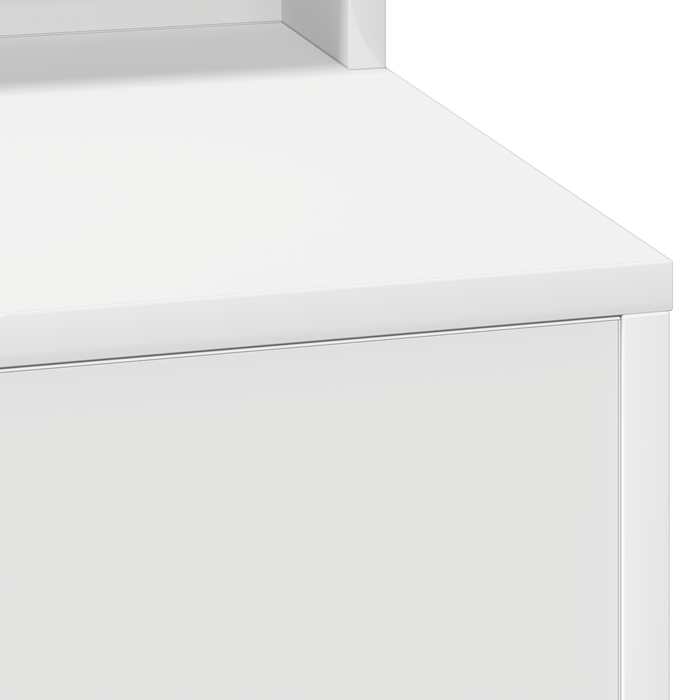 Dressing Table White 50 X 41 X 135 Cm Engineered Wood Nlpoon