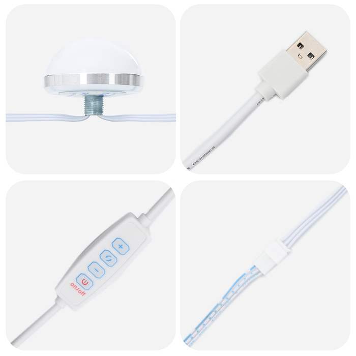 Dressing Table White 50 X 41 X 135 Cm Engineered Wood Nlpoon