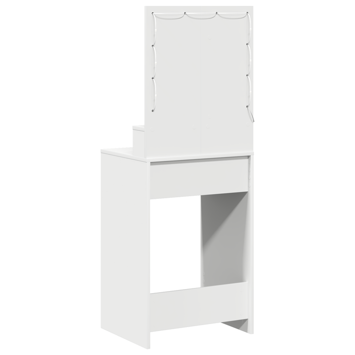 Dressing Table White 50 X 41 X 135 Cm Engineered Wood Nlpoon