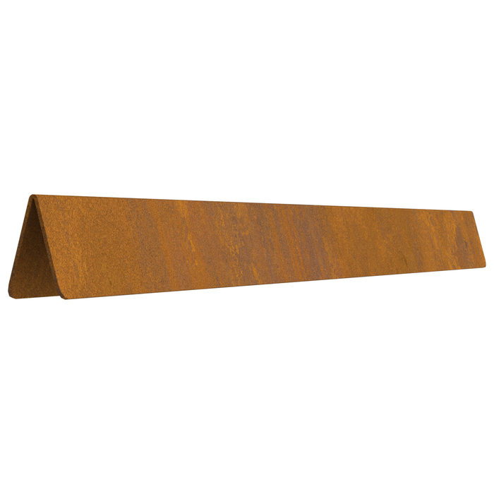 Garden Lawn Edging Rusty 450 X 15 Cm Weathering Steel Nlnbxl