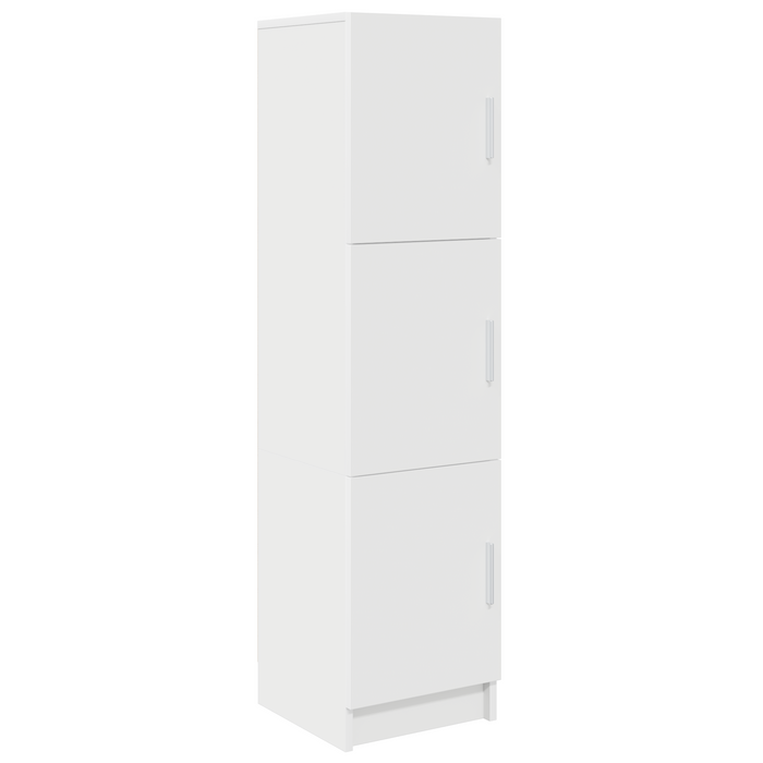 Highboard White 31.5 X 32 X 124 Cm Engineered Wood Nlktal