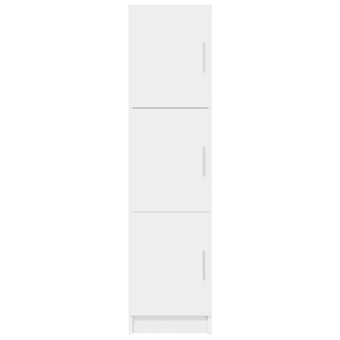 Highboard White 31.5 X 32 X 124 Cm Engineered Wood Nlktal