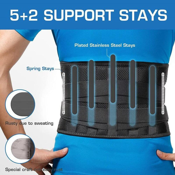 Immediate Pain Relief Waist Lower Back Belt for Herniated