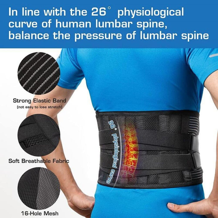 Immediate Pain Relief Waist Lower Back Belt for Herniated