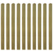 Impregnated Fence Slats 10 Pcs Wood 120 Cm Toxtka