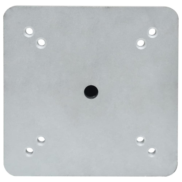 In-ground Parasol Base with Rod 16x16x52 Cm Steel Abbttlk