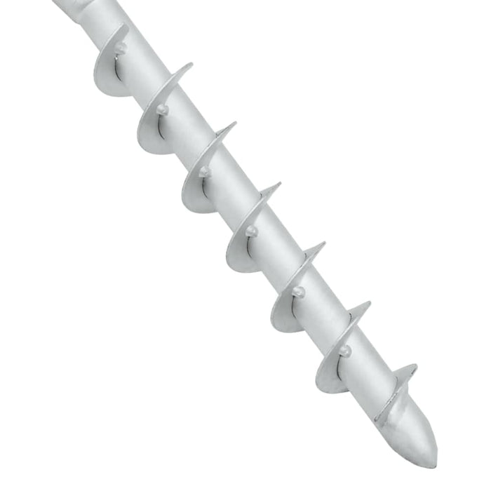 In-ground Parasol Base with Rod 16x16x52 Cm Steel Abbttlk