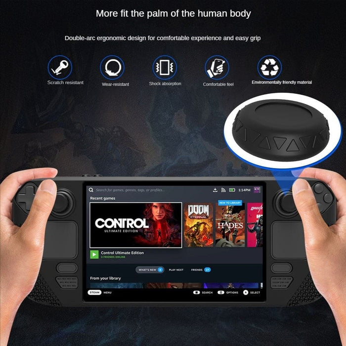 All-inclusive Silicone Protective Button Caps for Steam Deck