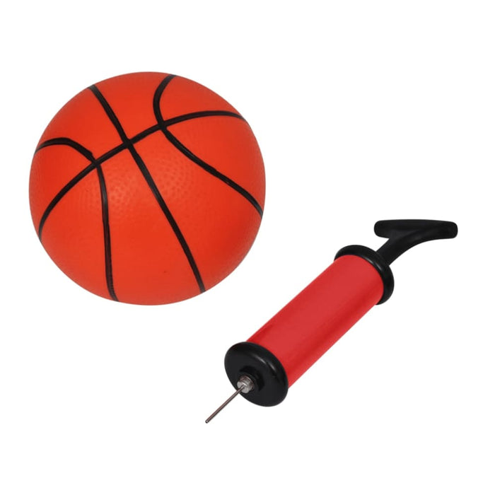 Indoor Mini Basketball Hoop Set with Ball and Pump Kbakk