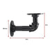 Industrial Black Iron Pipe Bracket Wall Mounted Floating