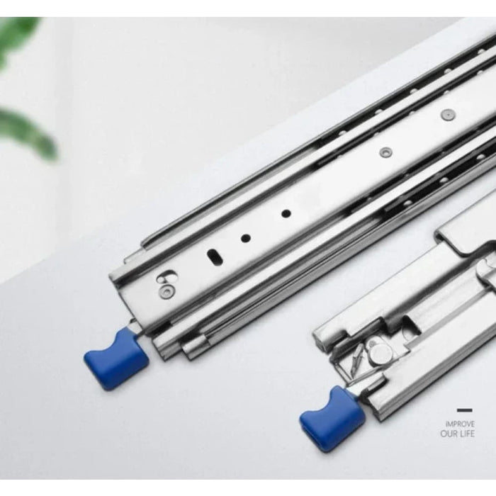 Industrial Drawer Slides With Lock 120kg Capacity