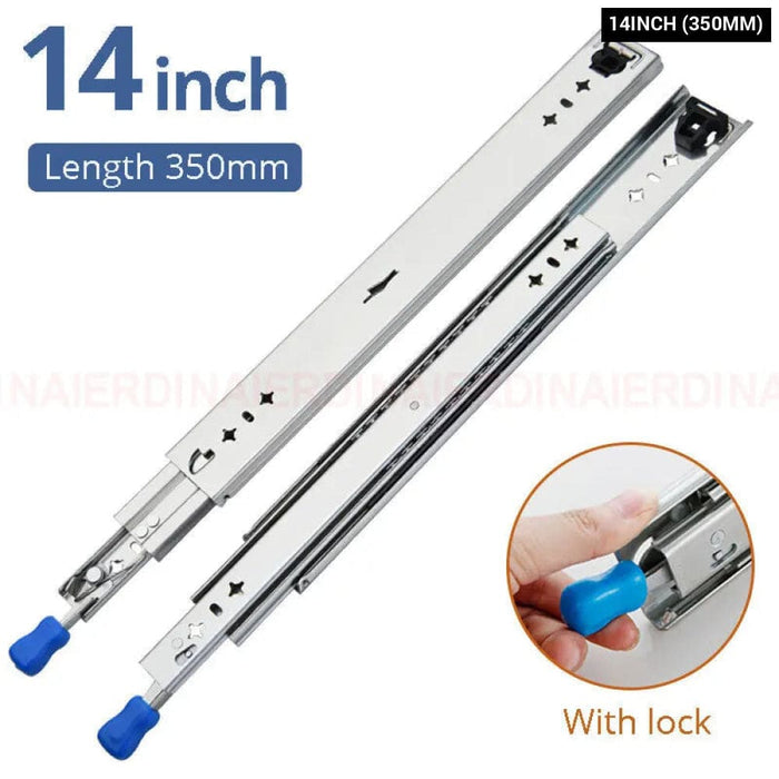 Industrial Drawer Slides With Lock 120kg Capacity