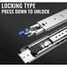 Industrial Drawer Slides With Lock 120kg Capacity