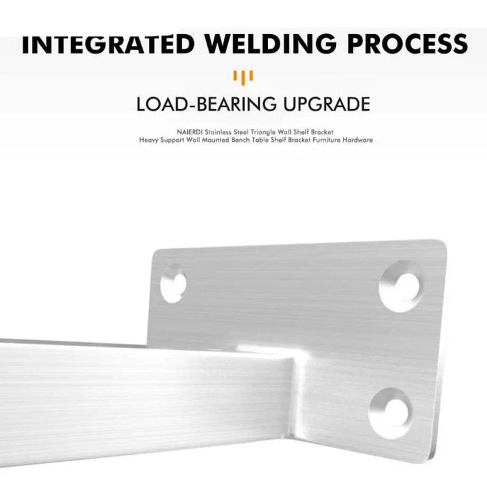 Industrial Metal Shelf Brackets For Wall Mounting Pack Of 2