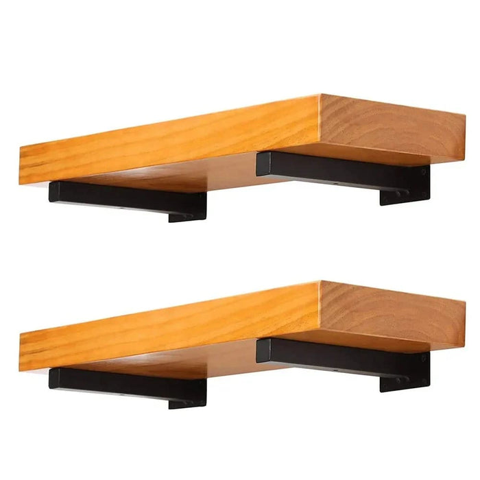 Industrial Metal Shelf Brackets For Wall Mounting Pack Of 2