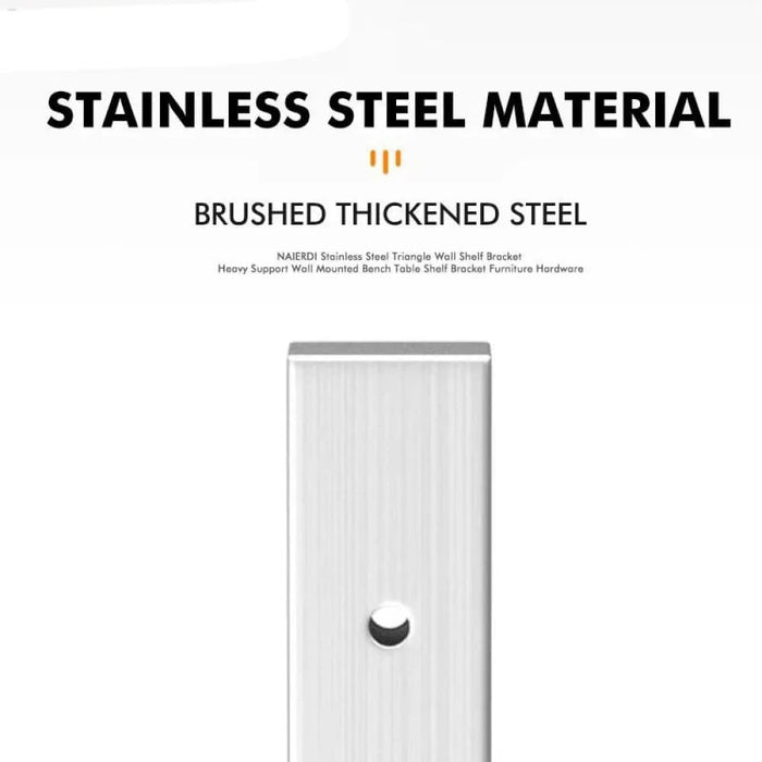 Industrial Metal Shelf Brackets For Wall Mounting Pack Of 2