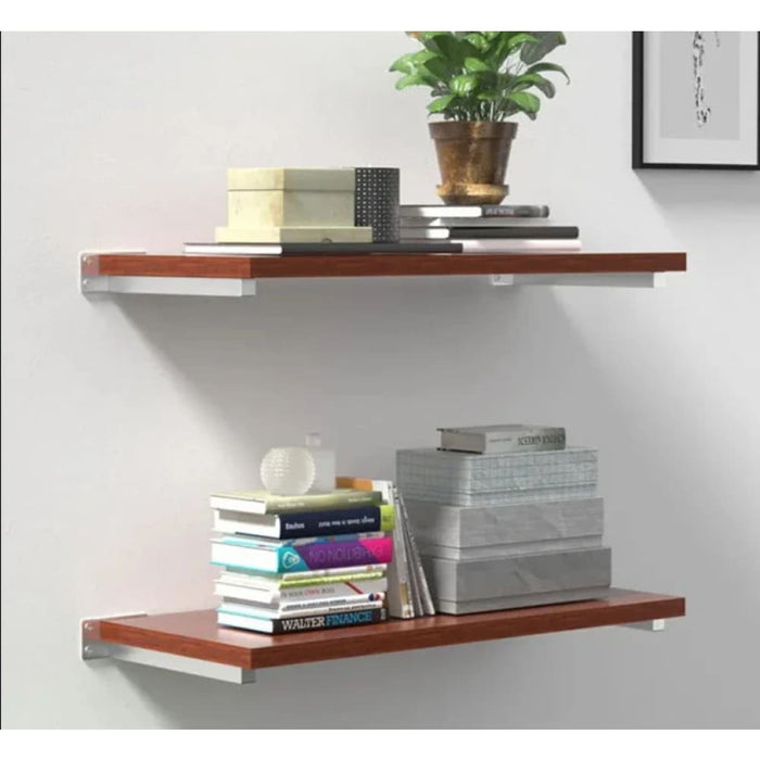 Industrial Metal Shelf Brackets For Wall Mounting Pack Of 2