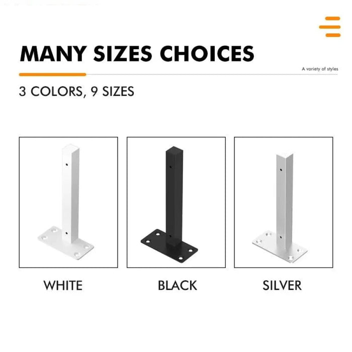 Industrial Metal Shelf Brackets For Wall Mounting Pack Of 2