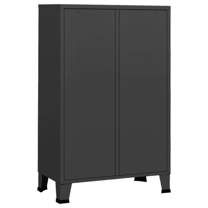 Industrial Wardrobe Anthracite 67x35x107 Cm Steel Ttklox