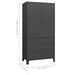 Industrial Wardrobe Anthracite 90x50x180 Cm Metal Ttklop