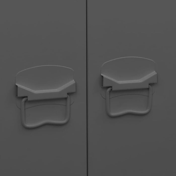 Industrial Wardrobe Anthracite 90x50x180 Cm Metal Ttklop