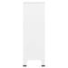 Industrial Wardrobe White 67x35x107 Cm Steel Ttkloo