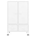 Industrial Wardrobe White 67x35x107 Cm Steel Ttkloo