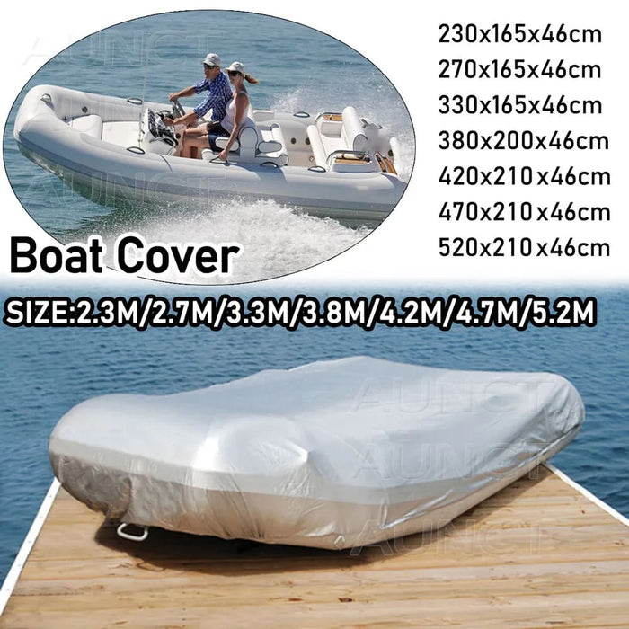 Inflatable Boat Cover v Shape Waterproof Dustproof Antiuv