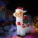 Inflatable Christmas Decorations Xmas Alpaca 1.8m Led Lights