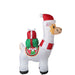 Inflatable Christmas Decorations Xmas Alpaca 1.8m Led Lights