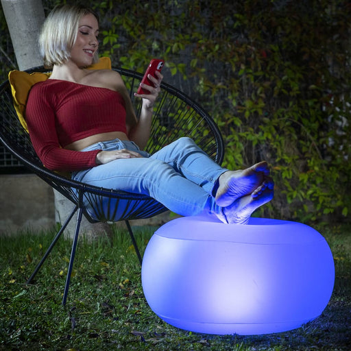 Inflatable Seat With Multicolour Led And Remote Control