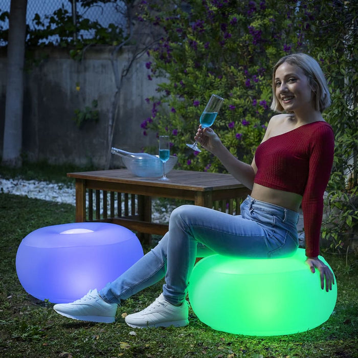 Inflatable Seat with Multicolour Led and Remote Control