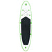 Inflatable Stand Up Paddle Board Set Green and White Kxitt