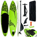 Inflatable Stand Up Paddleboard Set Green Kxiao