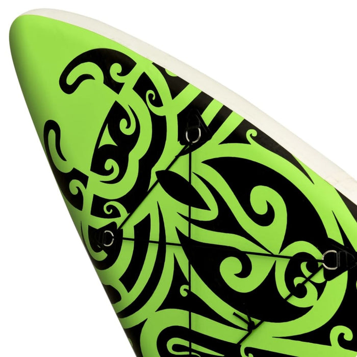 Inflatable Stand Up Paddleboard Set Green Kxiao