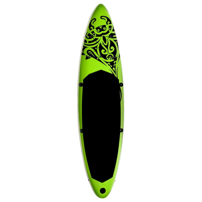 Inflatable Stand Up Paddleboard Set Green Kxiax
