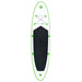 Inflatable Stand Up Paddleboard Set Green And White Kxitx