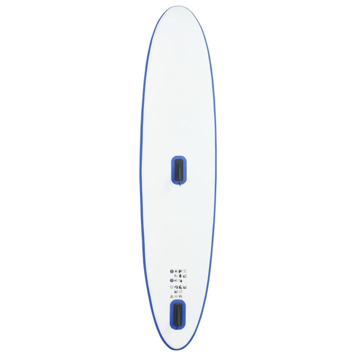 Inflatable Stand Up Paddleboard with Sail Set Blue