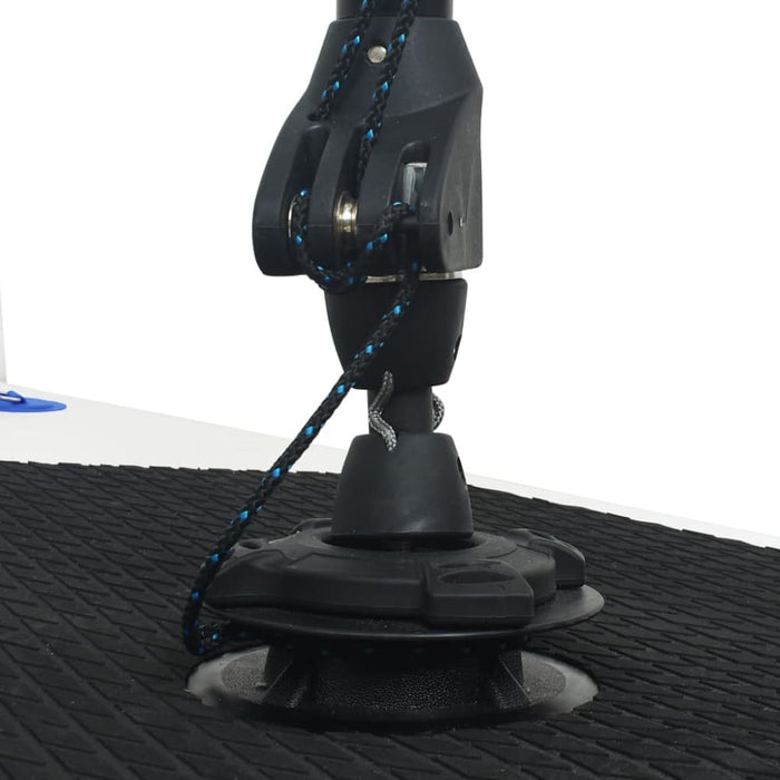 Inflatable Stand Up Paddleboard with Sail Set Blue