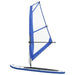 Inflatable Stand Up Paddleboard With Sail Set Blue