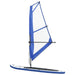 Inflatable Stand Up Paddleboard with Sail Set Blue