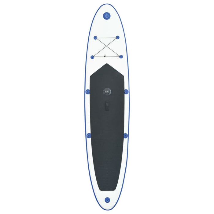 Inflatable Stand Up Paddleboard with Sail Set Blue