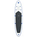 Inflatable Stand Up Paddleboard with Sail Set Blue