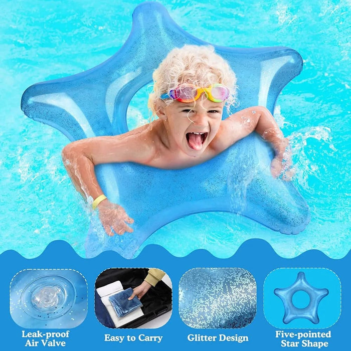 Inflatable Swimming Ring For Kids Starfish Rubber
