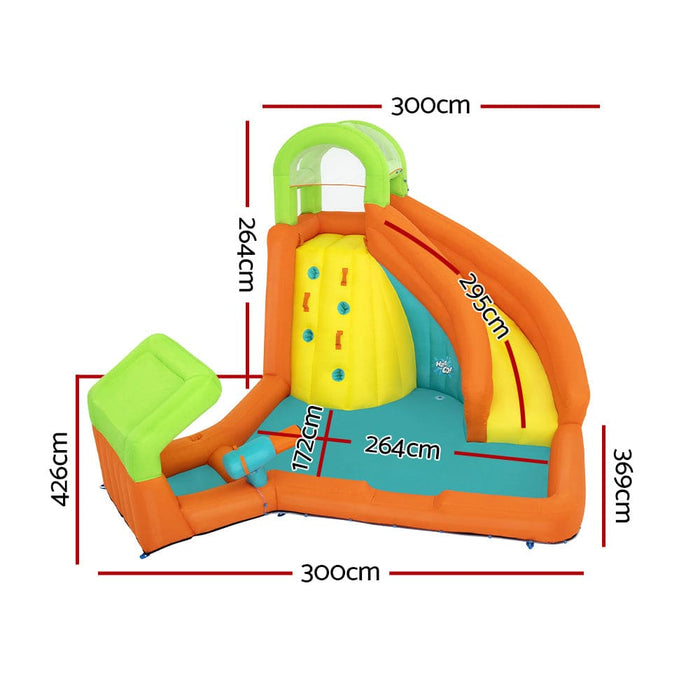 Inflatable Water Park Pool Slide Castle Playground Course