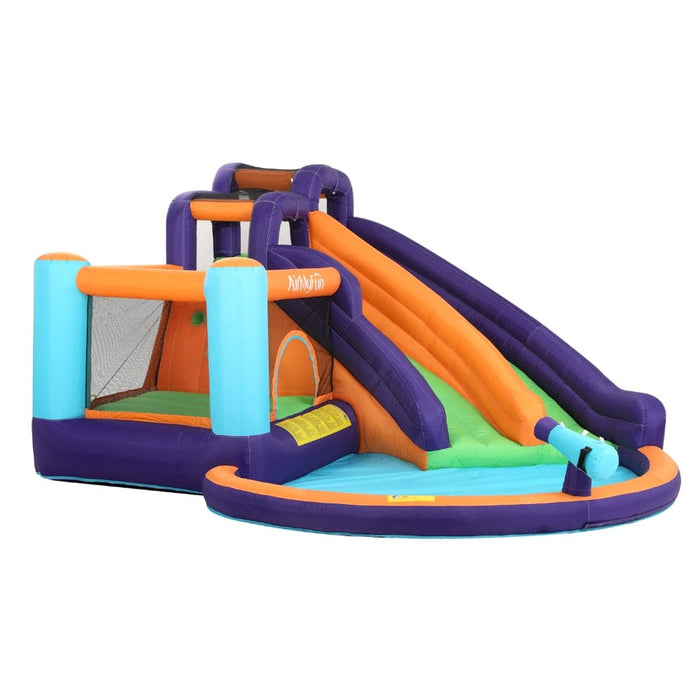 Inflatable Water Slide Kids Jumping Castle Splash Outdoor