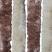 Insect Curtain Beige And Light Brown 100x220 Cm Chenille