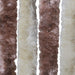 Insect Curtain Beige and Light Brown 100x220 Cm Chenille