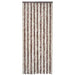Insect Curtain Beige and Light Brown 90x220 Cm Chenille