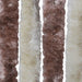 Insect Curtain Beige and Light Brown 90x220 Cm Chenille